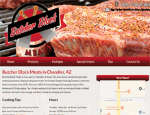 Tablet Screenshot of butcherblockmeatsaz.com